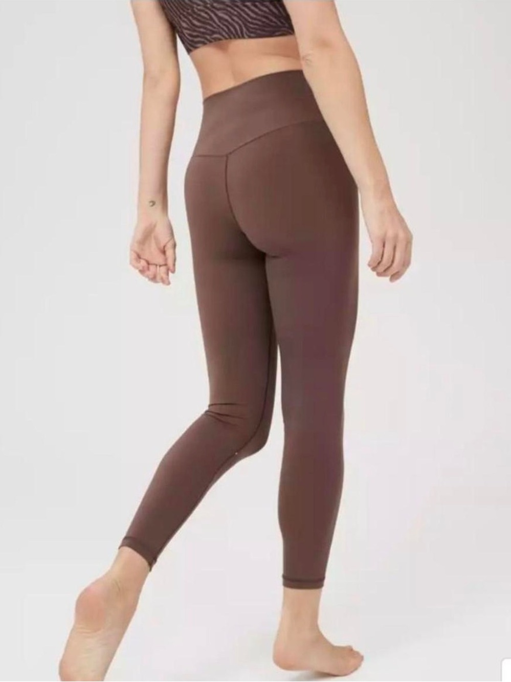 OFFLINE By Aerie Real Me 7/8 Leggings Cocoa - Picture 3 of 7
